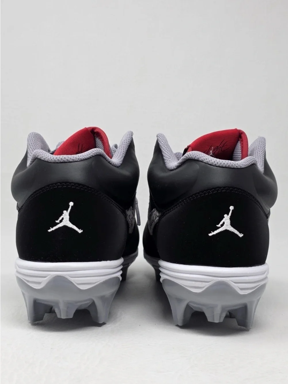 Jordan Stadium 90 Low TD Black Cement Football Cleats HQ0210-060 Men's Size 8.5